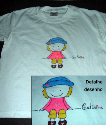 T-shirt de Menina/Senhora